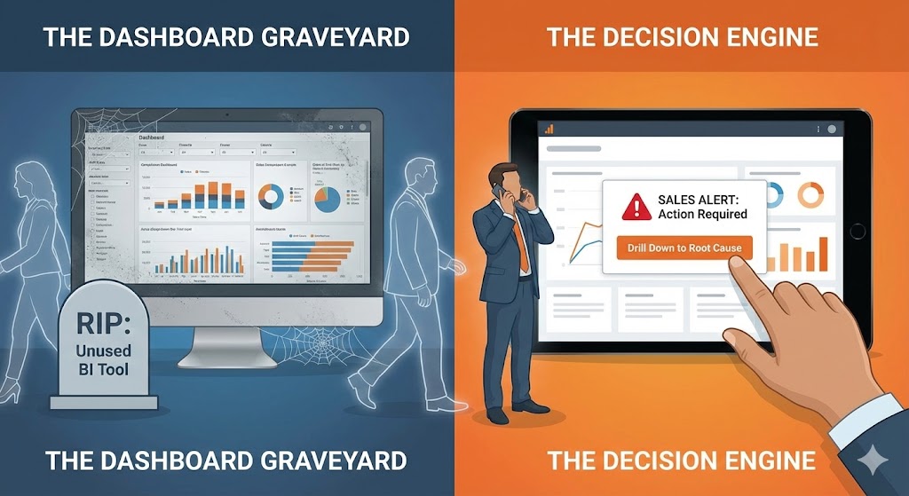 「とりあえず可視化」は危険信号。経営層に使われないダッシュボードが生まれる構造的欠陥
